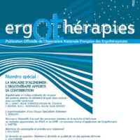 N°41 – Mars 2011 : La maladie d’alzheimer : l’ergothérapie apporte sa contribution